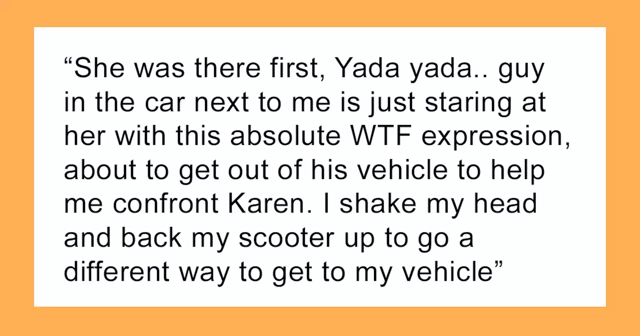 ‘Karen’ Gets Instant Karma After She Yells At A Disabled Woman For Trying To ‘Cut In Line’