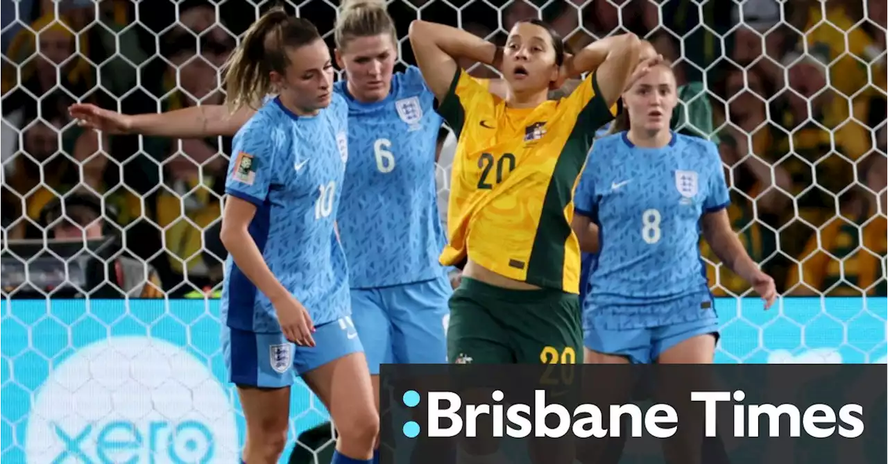 Sam Kerr’s stunning strike not enough as England end Matildas’ World Cup run