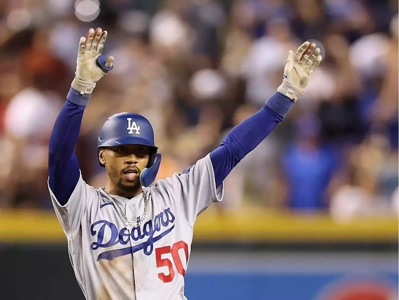 Fan keeps promise to L.A. Dodger Mookie Betts he will name daughter after the player for a homerun