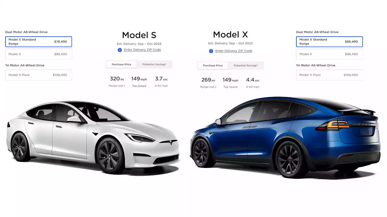 Tesla's New Base Model S And Model X Are $10,000 Cheaper, But There's A Catch