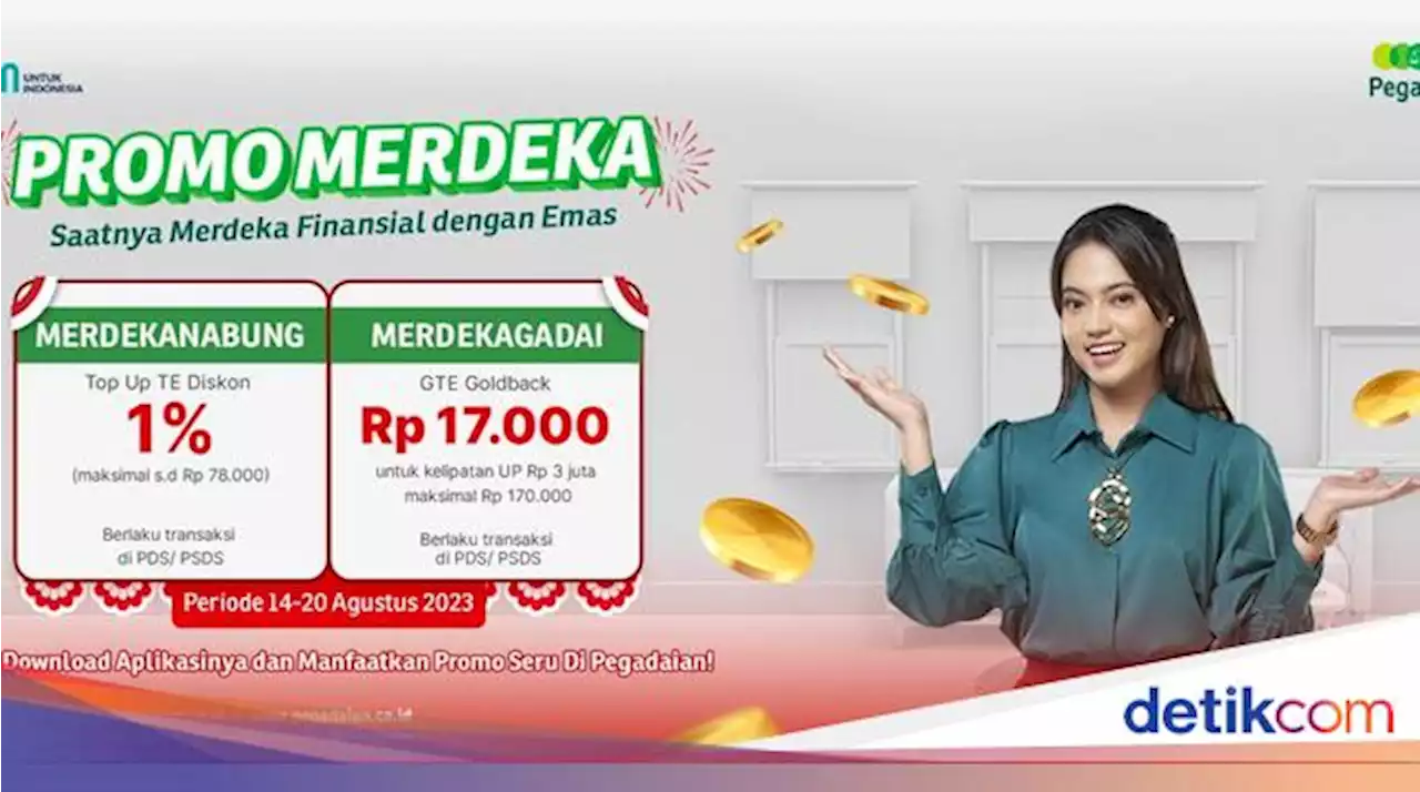 Rayakan HUT RI Ke-78, Pegadaian Tebar Promo Merdeka Finansial