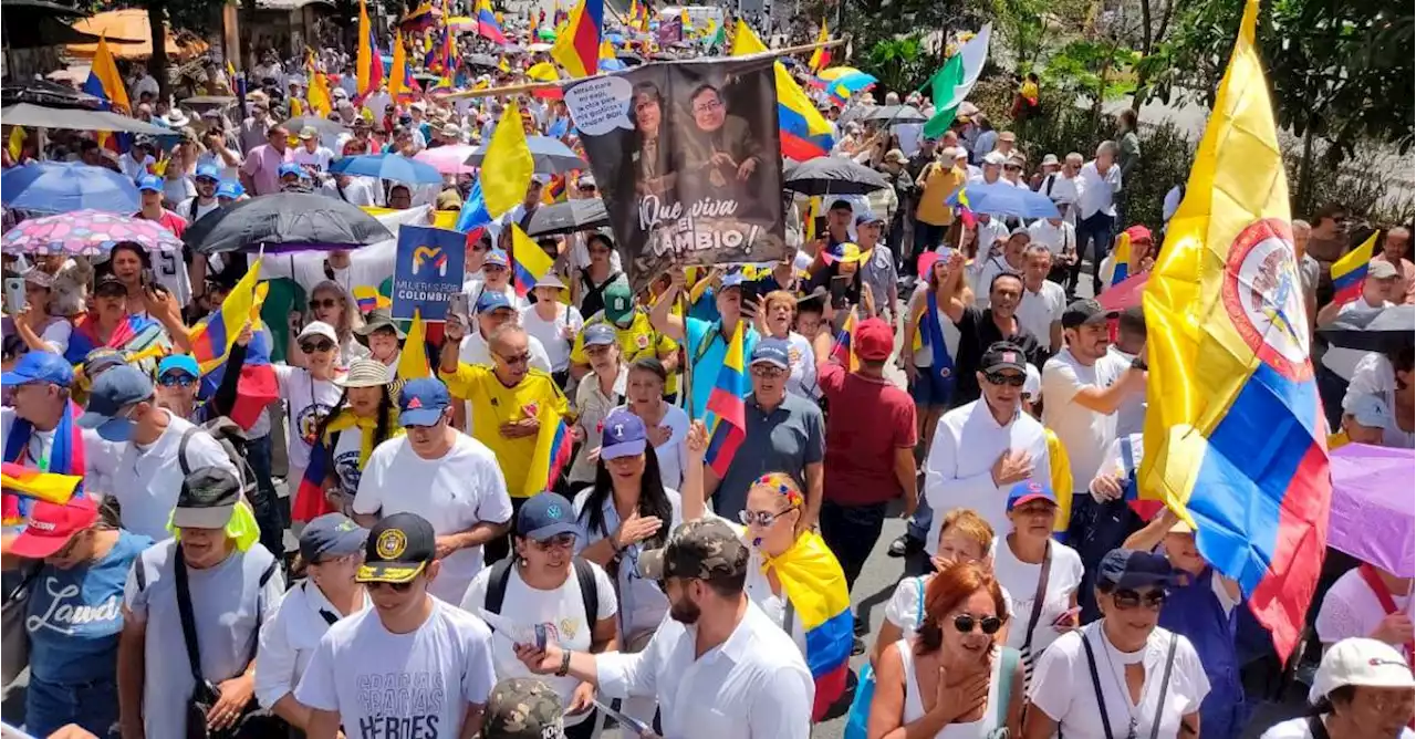 En vivo: así avanzan las marchas de este miércoles en el centro de Medellín