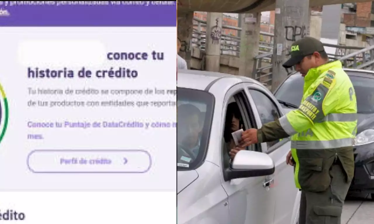 Ojo: por multas de tránsito sí lo pueden reportar en Datacrédito, esta es la razón