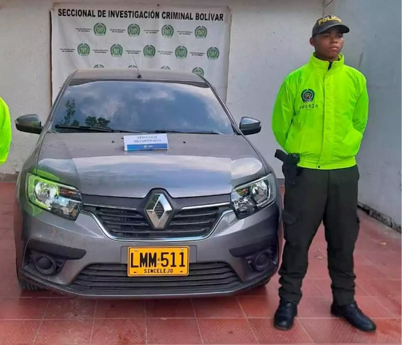 Carro robado en vías de Bolívar fue recuperado 10 días después en retén