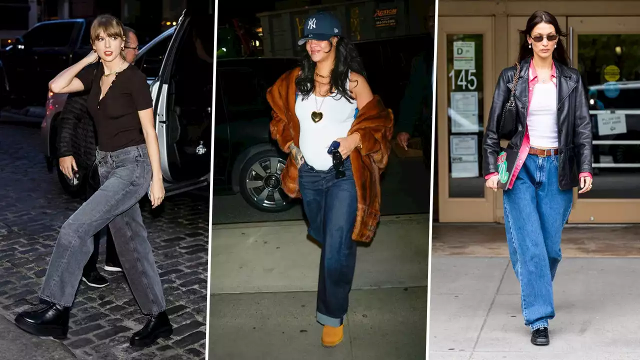 Taylor Swift, Rihanna, Bella Hadid and More Love This Fall Denim Trend