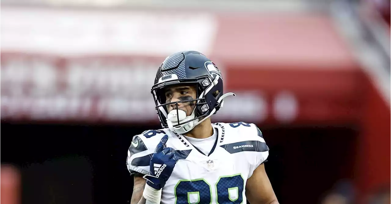 Seahawks WR Cade Johnson carted off field, taken to hospital