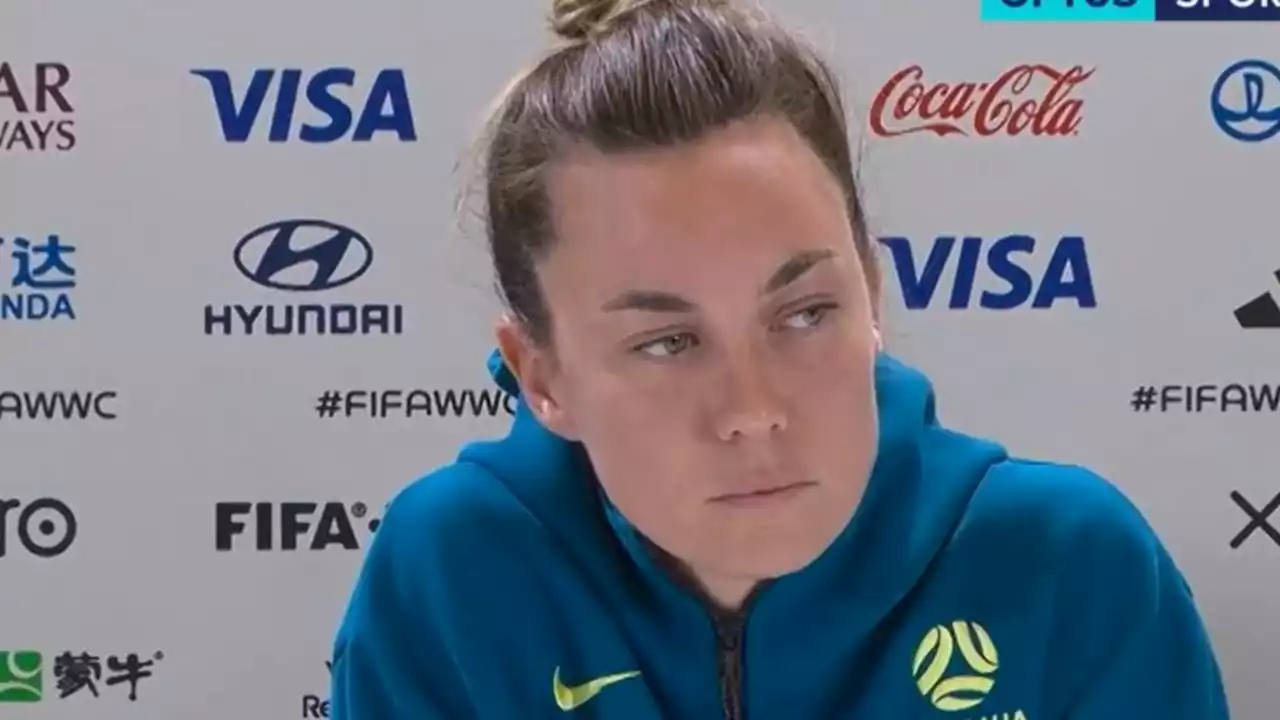 Matildas hero wins even more fans with blunt shutdown of England reporter