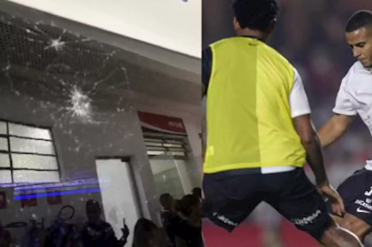 Clásico caliente: hinchas de Sao Paulo atacaron el bus de Corinthians