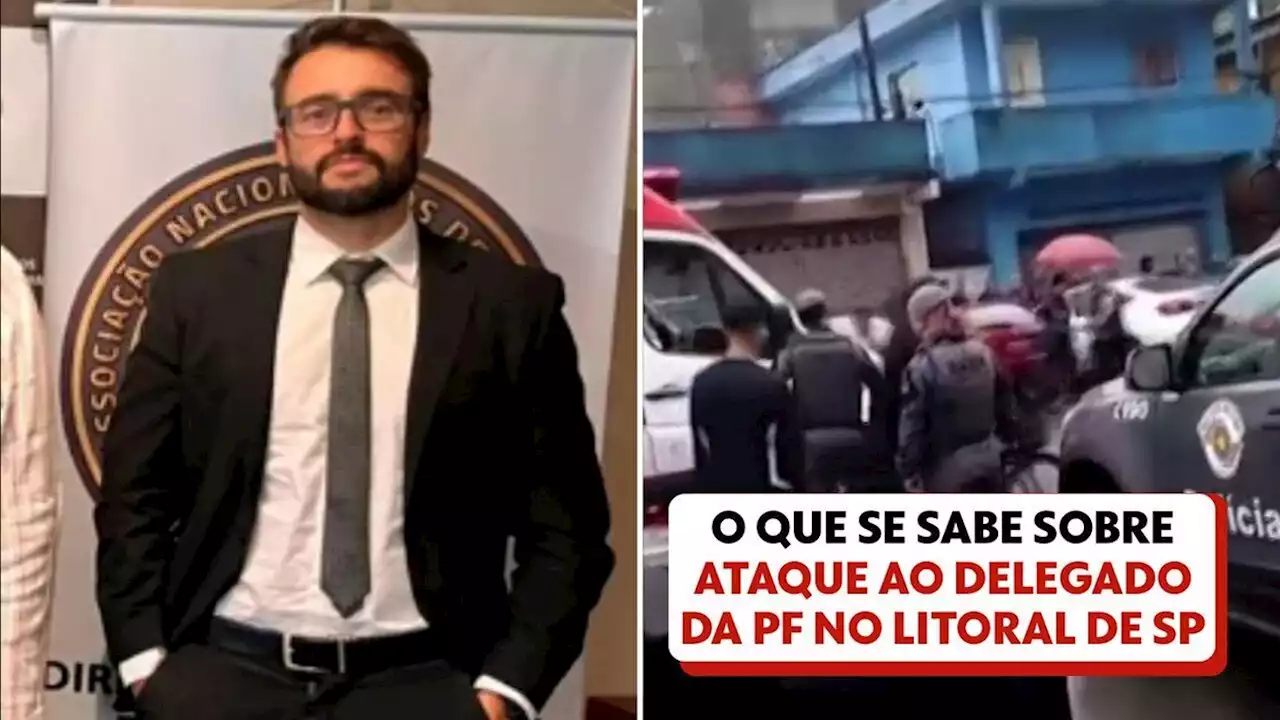 Delegado da PF baleado em ação policial no litoral de SP é transferido para capital paulista