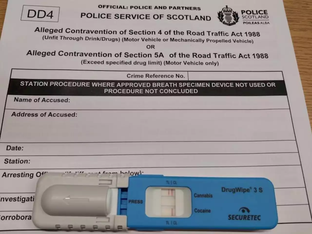 Road cops catch four drivers 'under influence of drugs' in one morning