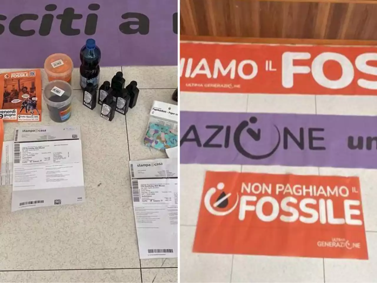 Identità fittizie, fascette e colla: così gli ecovandali volevano interrompere i campionati europei