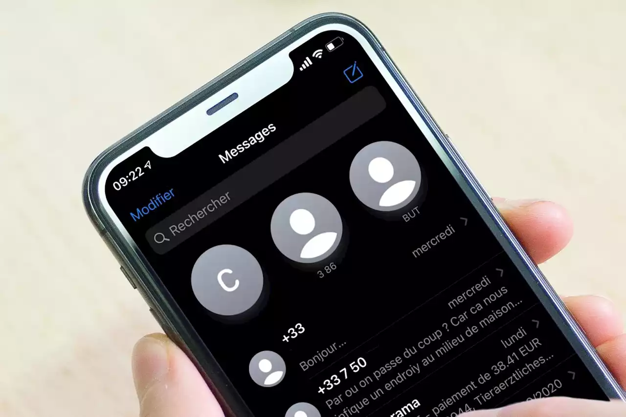 iPhone : comment mettre une conversation Messages en favoris ?