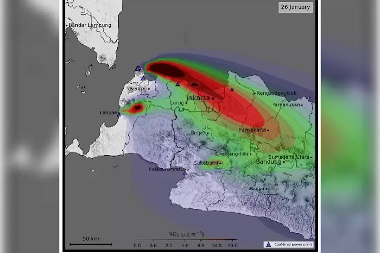 Hoax! Citra Satelit yang Gambarkan Sumber Polusi di Jakarta Berasal dari PLTU, KLHK Beri Penjelasan