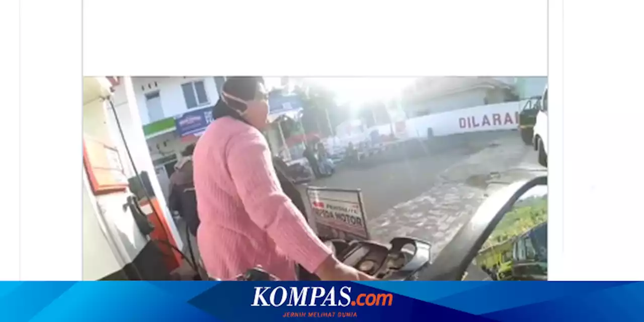 Video Viral Ibu-ibu Serobot Antrean Isi BBM di SPBU, Berakhir Tak Langsung Dilayani Petugas