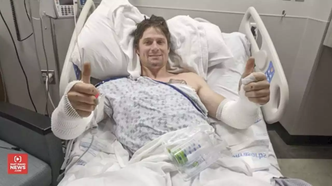 Man shares harrowing story of survival after falling down mountainside head-first