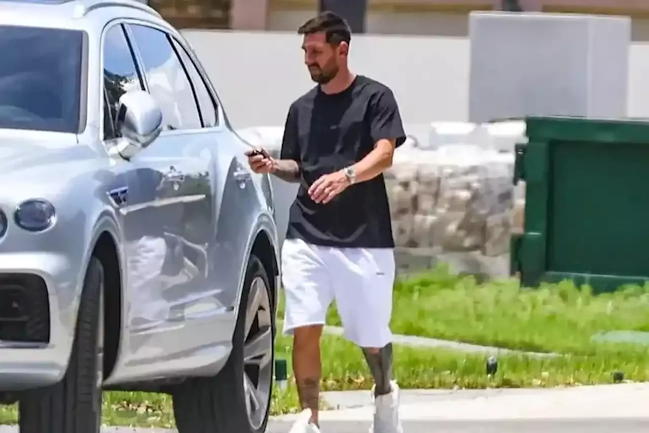 Messi está de estreno: el lujoso auto que se compró para viajar por EE.UU.