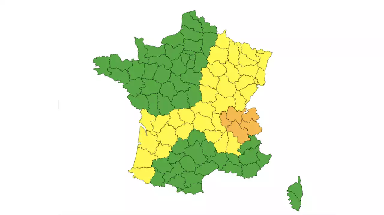 Cinq départements concernés mardi par la vigilance orange canicule de Météo-France