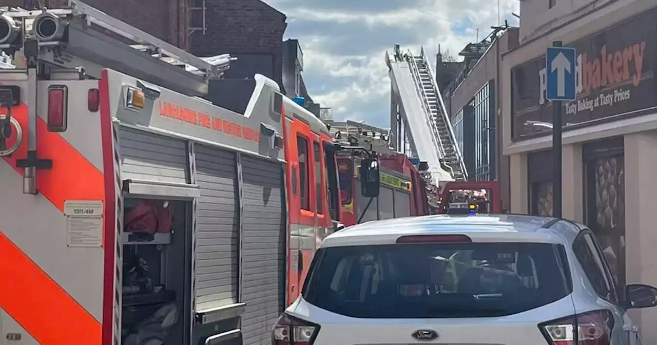 Preston wine bar 'on fire' and public urged to stay away