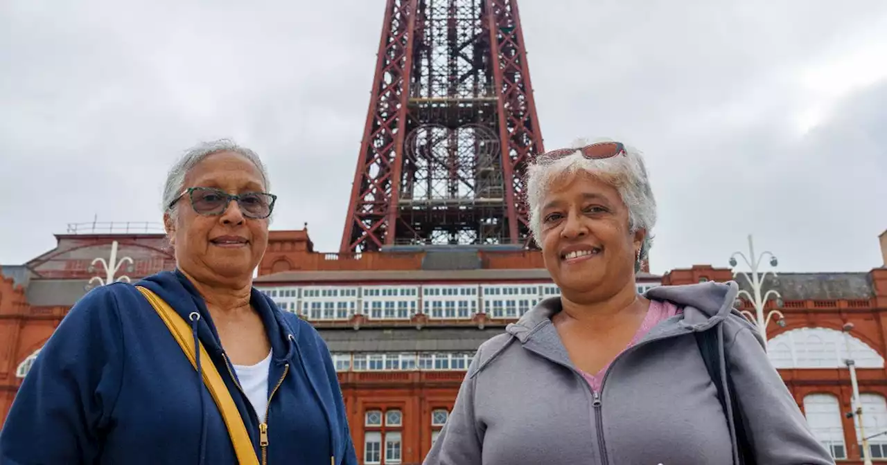 Sisters' mammoth 5,500-mile journey to visit Blackpool from tiny remote island