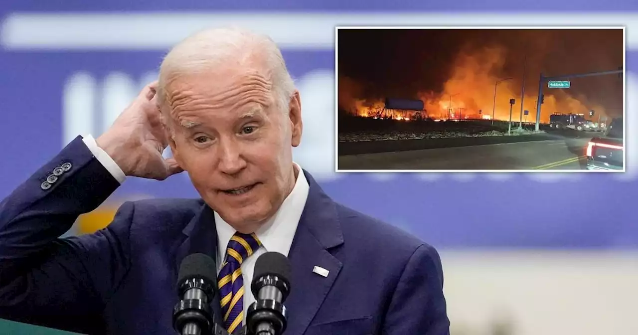 Joe Biden seems to forget name of Maui as he finally speaks on Hawaii wildfires