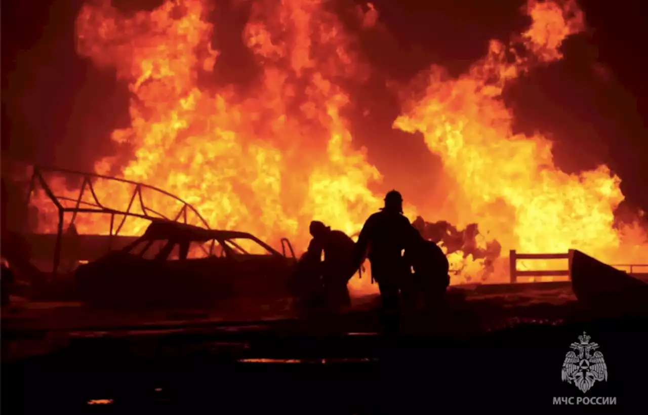 Shocking videos capture deadly Russian gas station explosions