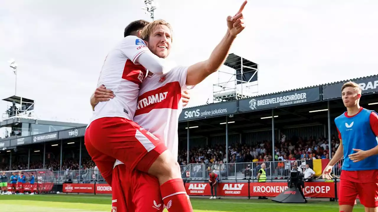 Almere City maakt eerste doelpunt in eredivisie, maar Twente wint overtuigend