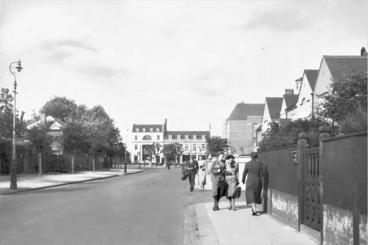 A town centre view from the past lost through development