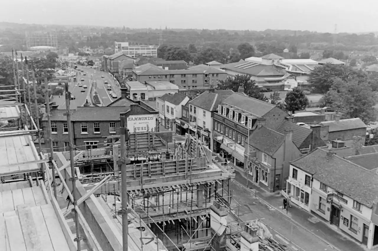 Unusual aerial views of Watford in the 1990s