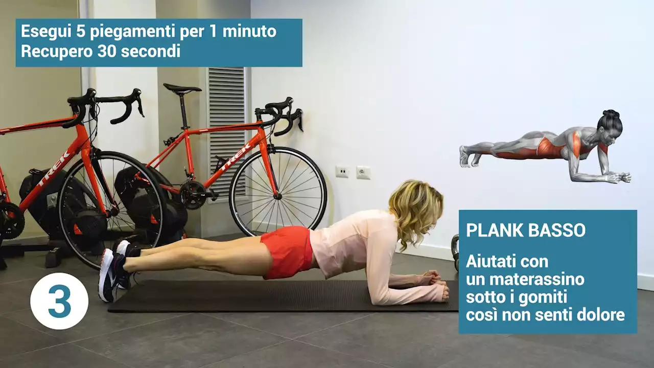 Essential Fitness: 3° allenamento, 3° settimana, 4° mese