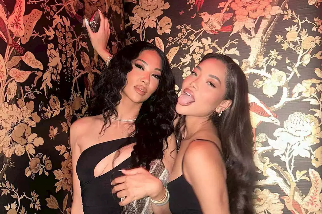 Kimora Lee Simmons Twins with Daughter Ming Lee, 23, in Cutout Black Dresses: 'LBD for She and Me'