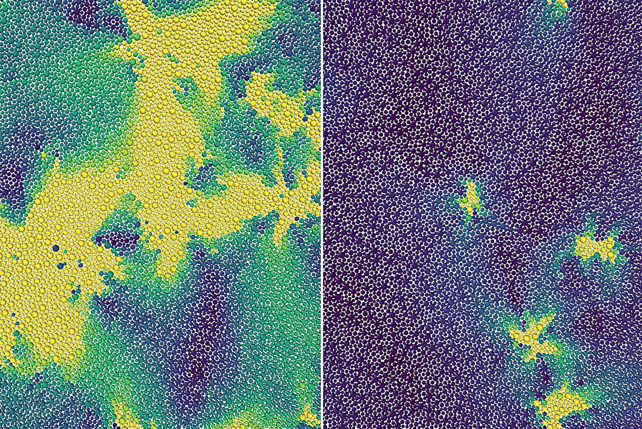 Scientists theorize a hidden phase transition between liquid and a solid