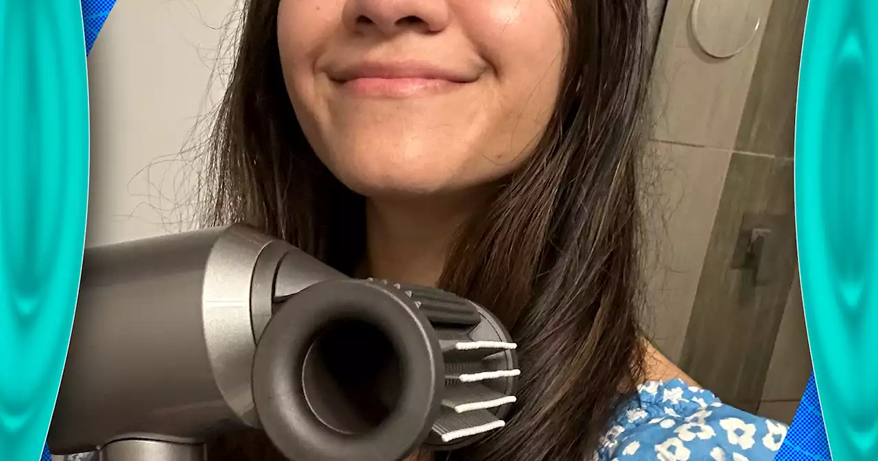 Dyson's New Flyaway Hair-Dryer Attachment Is A Magic Wand For Frizz