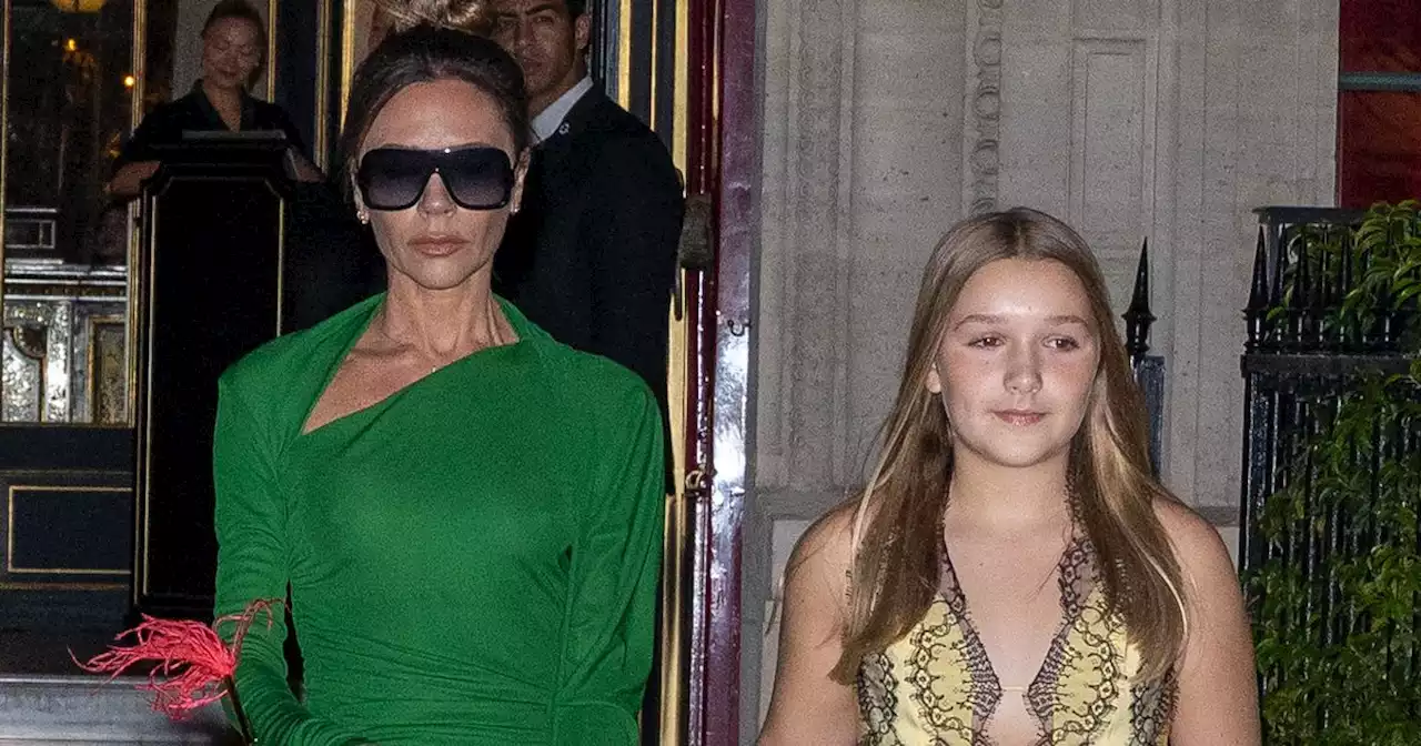 Victoria Beckham and daughter ushered away from bloody incident in restaurant