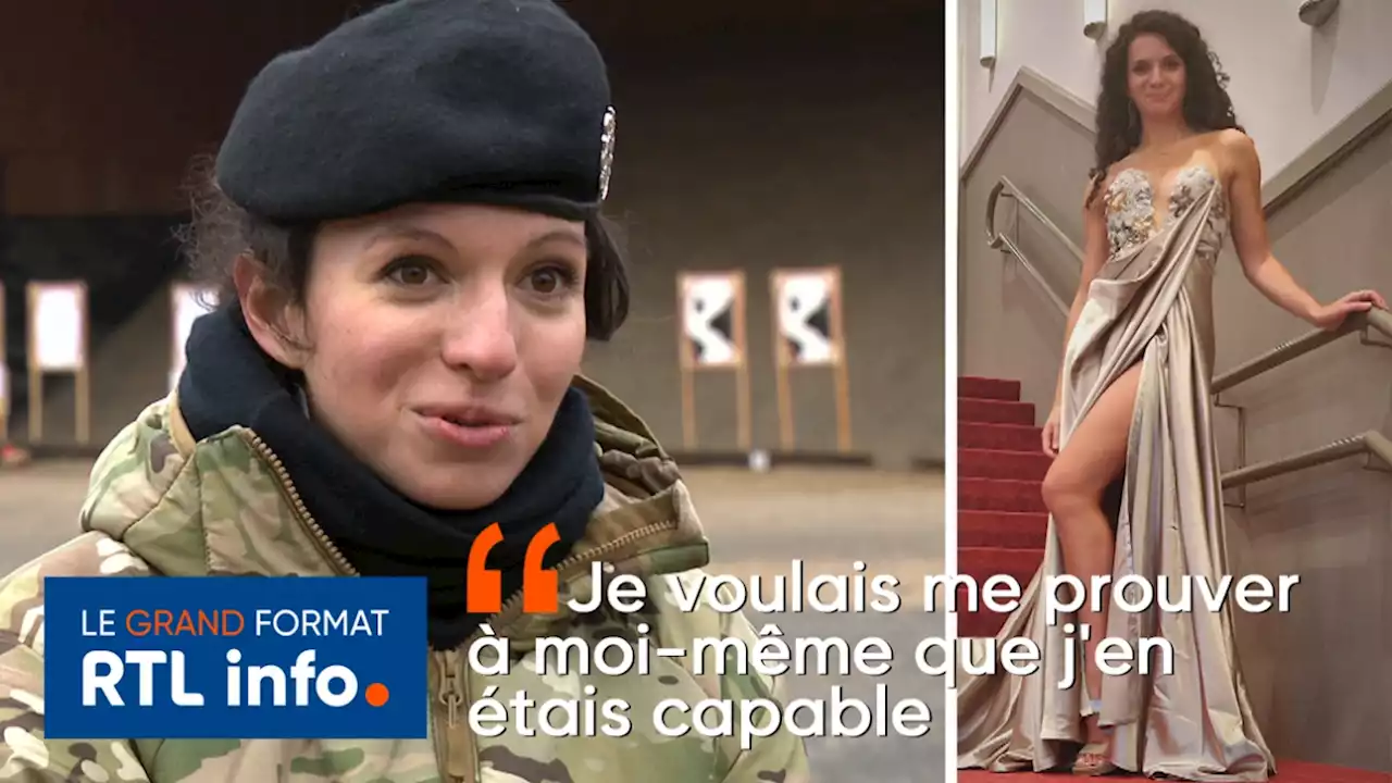 'Elle montre qu'elle a deux facettes': Noémie, 25 ans, est militaire et... finaliste Miss Belgique