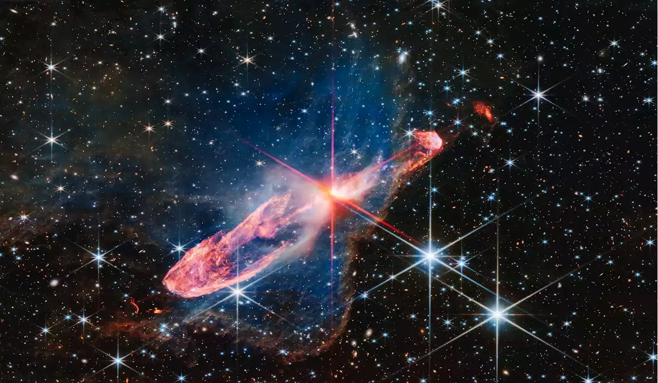 Herbig-Haro 46/47: Webb Space Telescope Snaps Highly Detailed Infrared Image of Actively Forming Stars