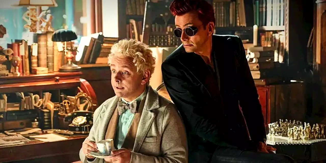 Good Omens Season 2: Crowley & Aziraphale's Epic Kiss Recreated In Glorious Art