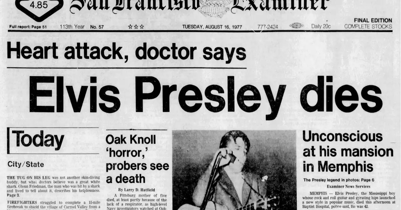 Today in History: August 16, Elvis Presley dies at 42