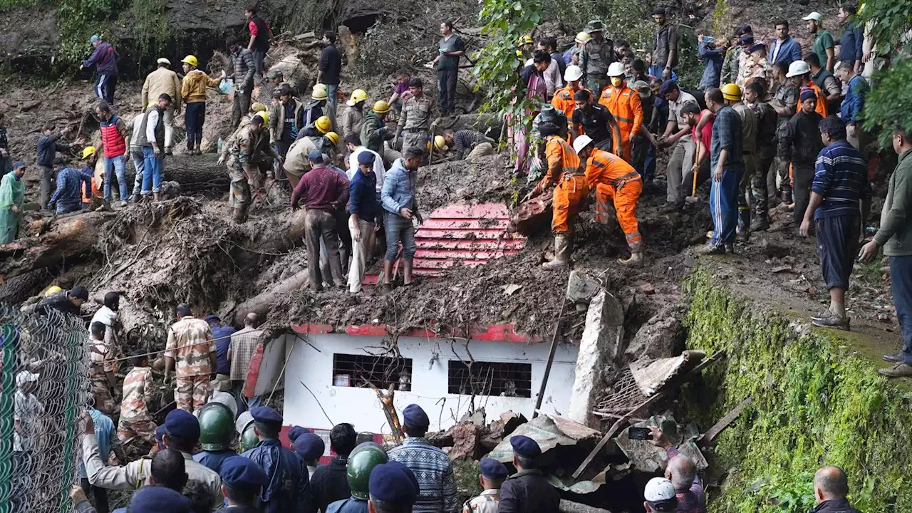 India monsoon: At least 33 dead as heavy rain triggers floods and landslides in Himalayas