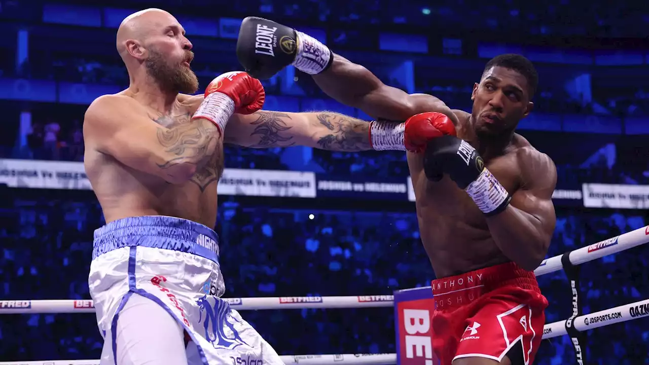 Anthony Joshua's 'patient' performance against Robert Helenius prepares him for Deontay Wilder, says Isaac Chamberlain