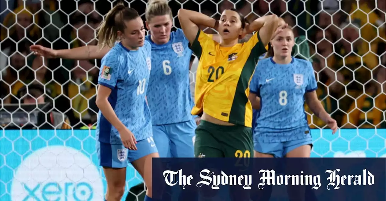 Sam Kerr’s stunning strike not enough as England end Matildas’ World Cup run