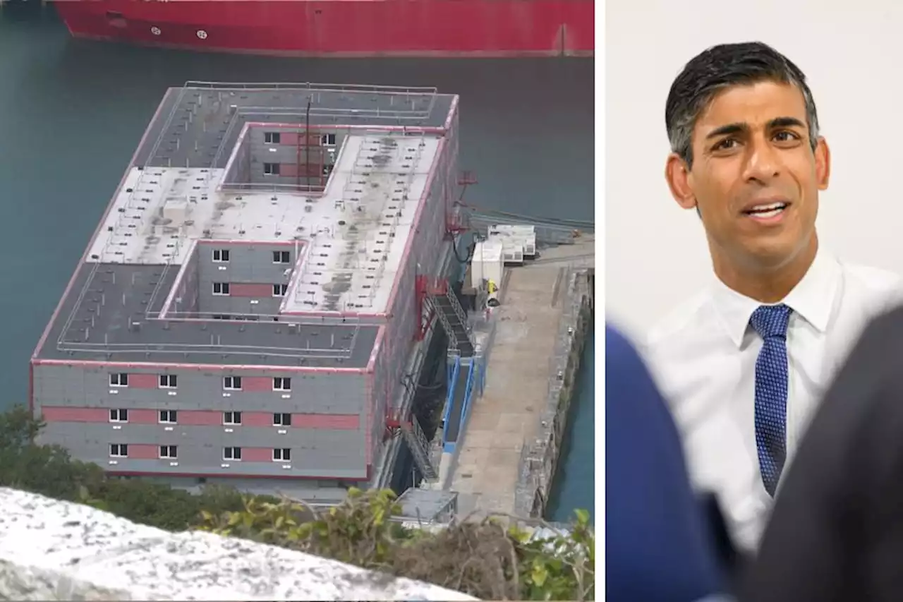 Rishi Sunak defends use of Bibby Stockholm despite deadly bacteria find