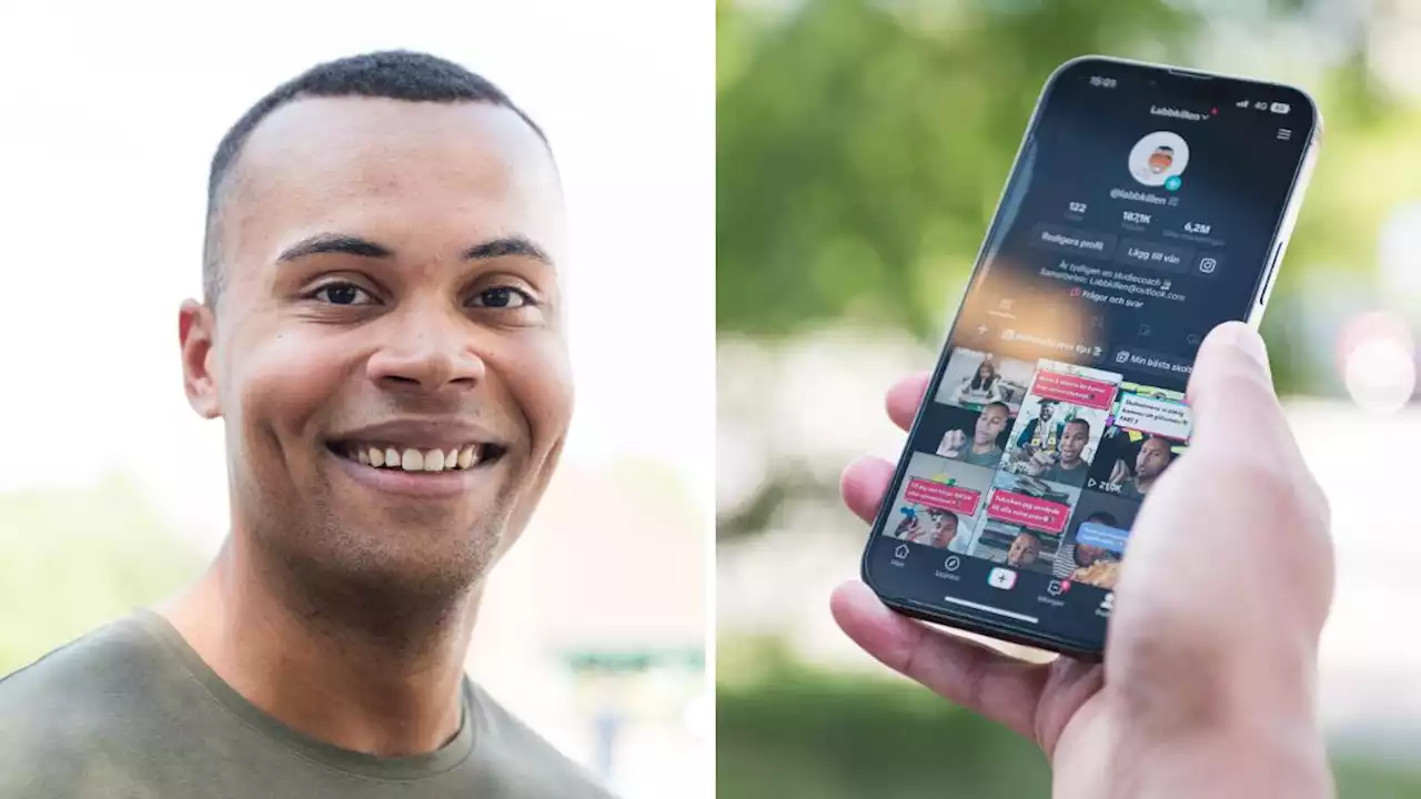 Emanuel, 23, hjälper unga på Tiktok att höja sina betyg