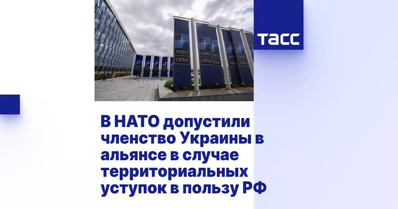 В НАТО допустили членство Украины в альянсе в случае территориальных уступок в пользу РФ