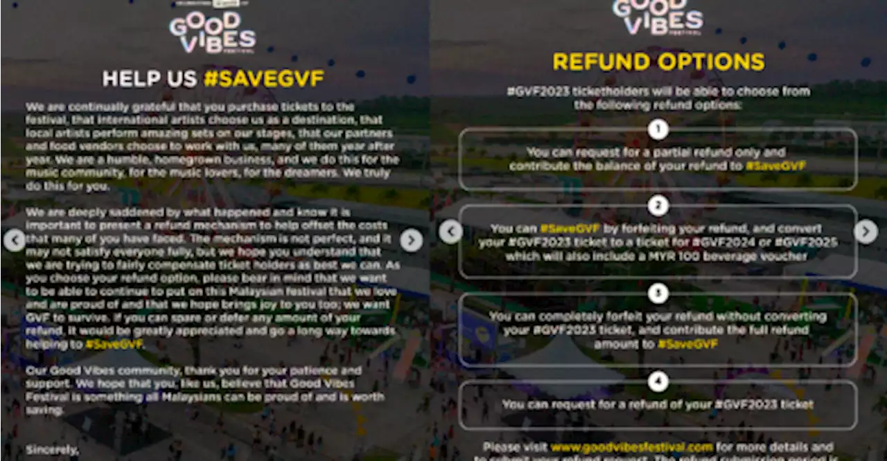 “Help us save GVF” - Good Vibes Festival organiser plead with ticket holders to donate their refunds