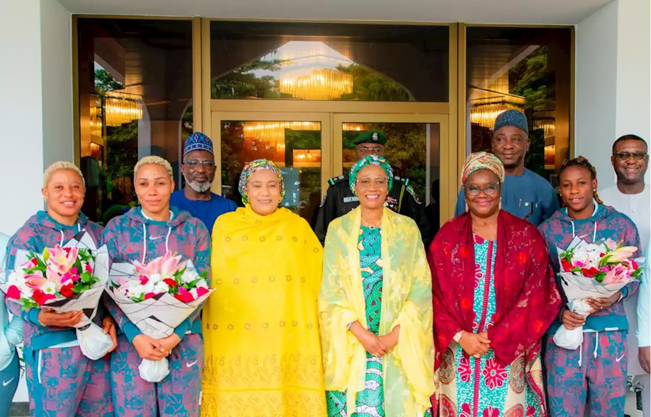 First Lady Describes Super Falcons as Role Models for Nigerian Girls