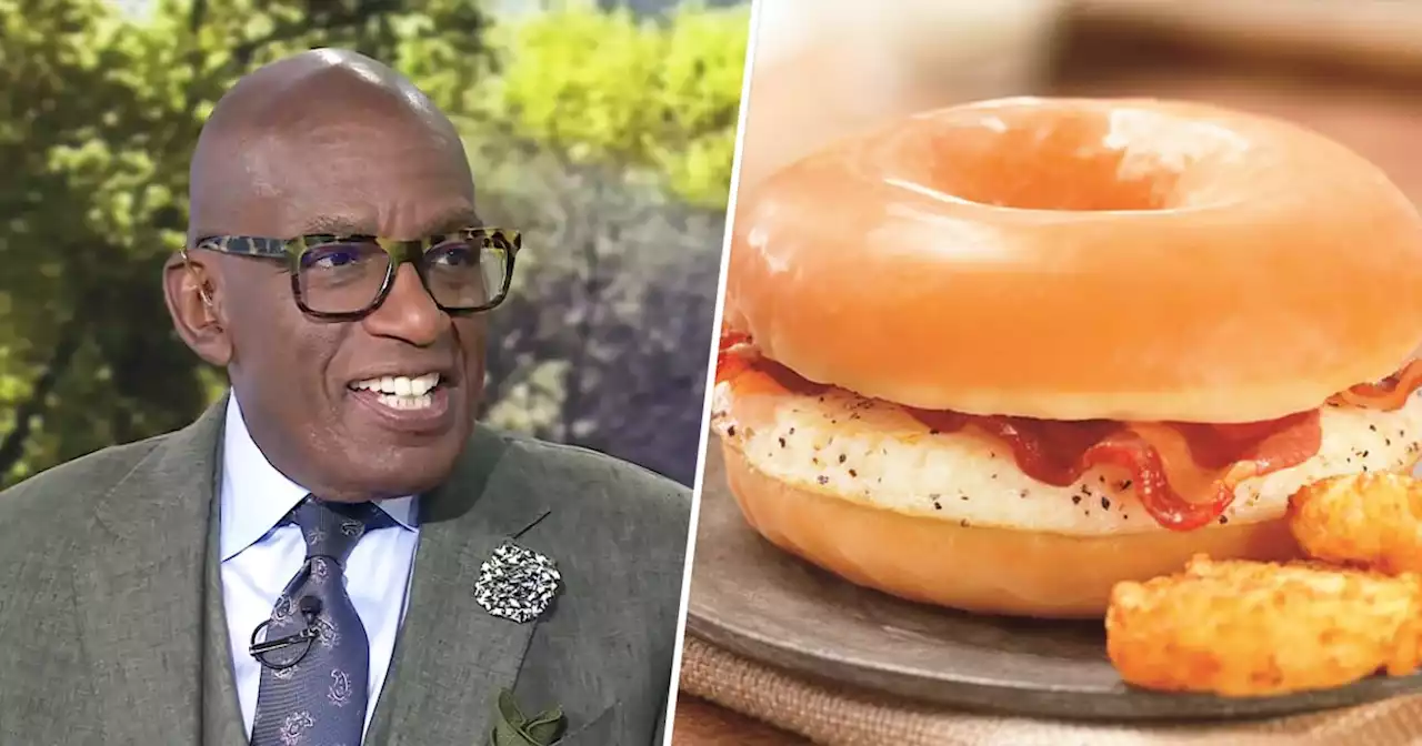 Al Roker’s idea of a ‘great breakfast sandwich’ is bacon and egg between two doughnuts