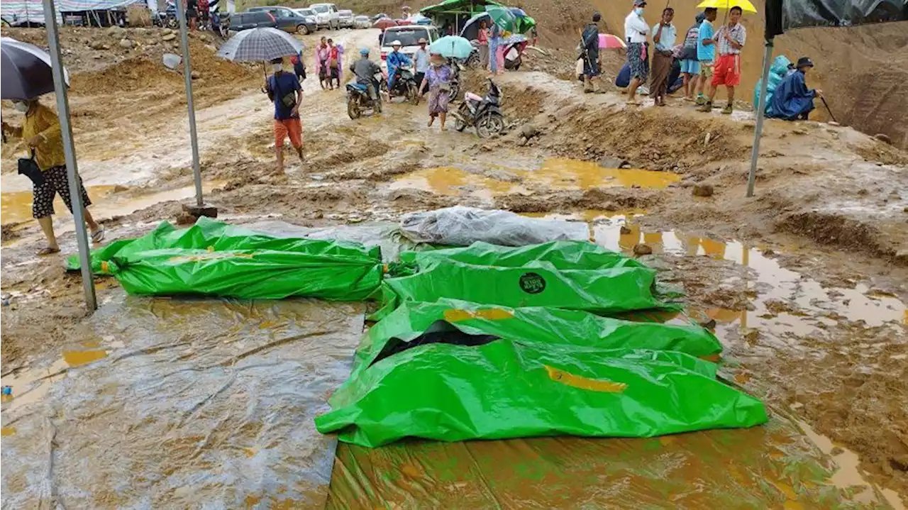 Kematian akibat tragedi tanah tuntuh di lombong jed Myanmar cecah 31 orang