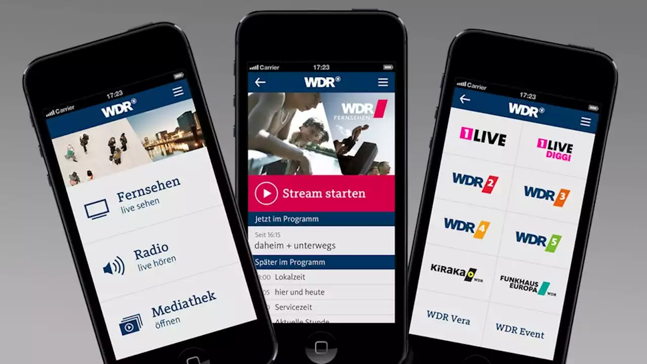 Die Apps des WDR