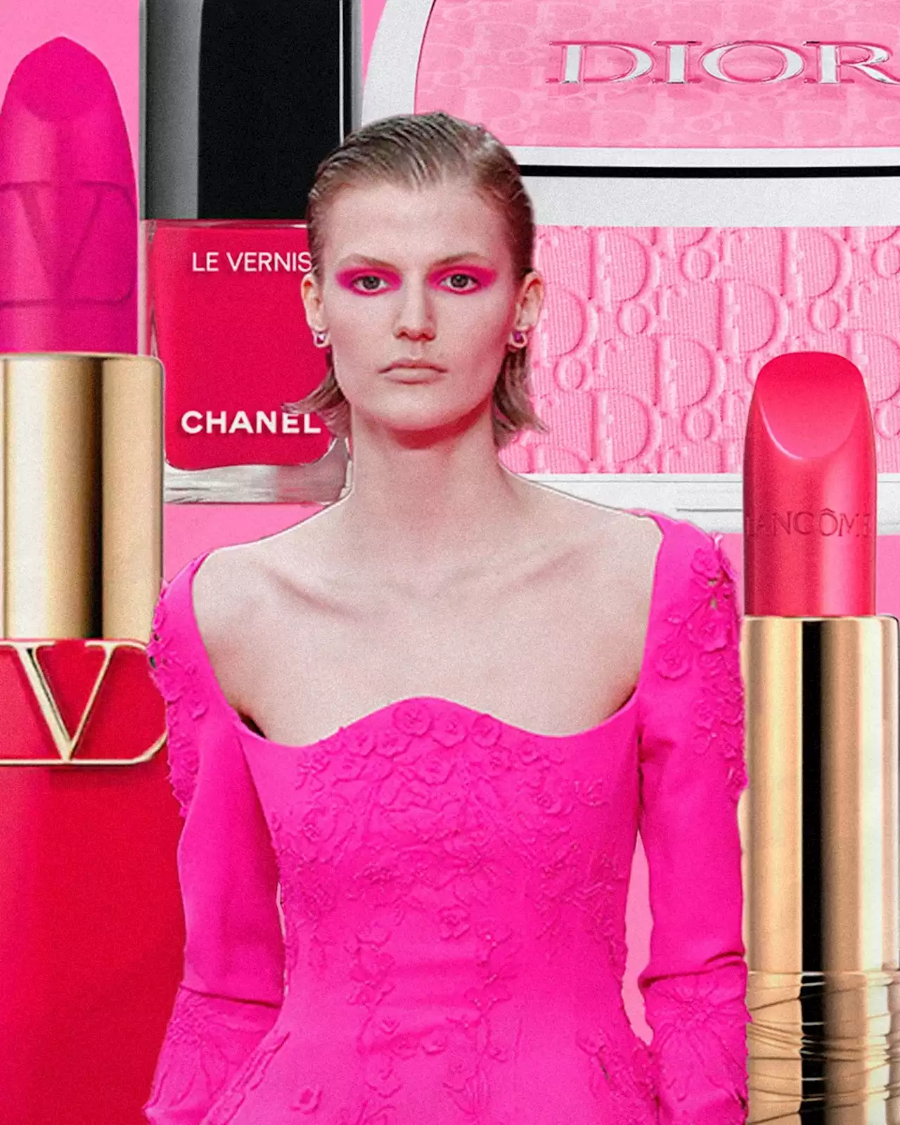 How to Wear Hot Pink Makeup, According to Experts