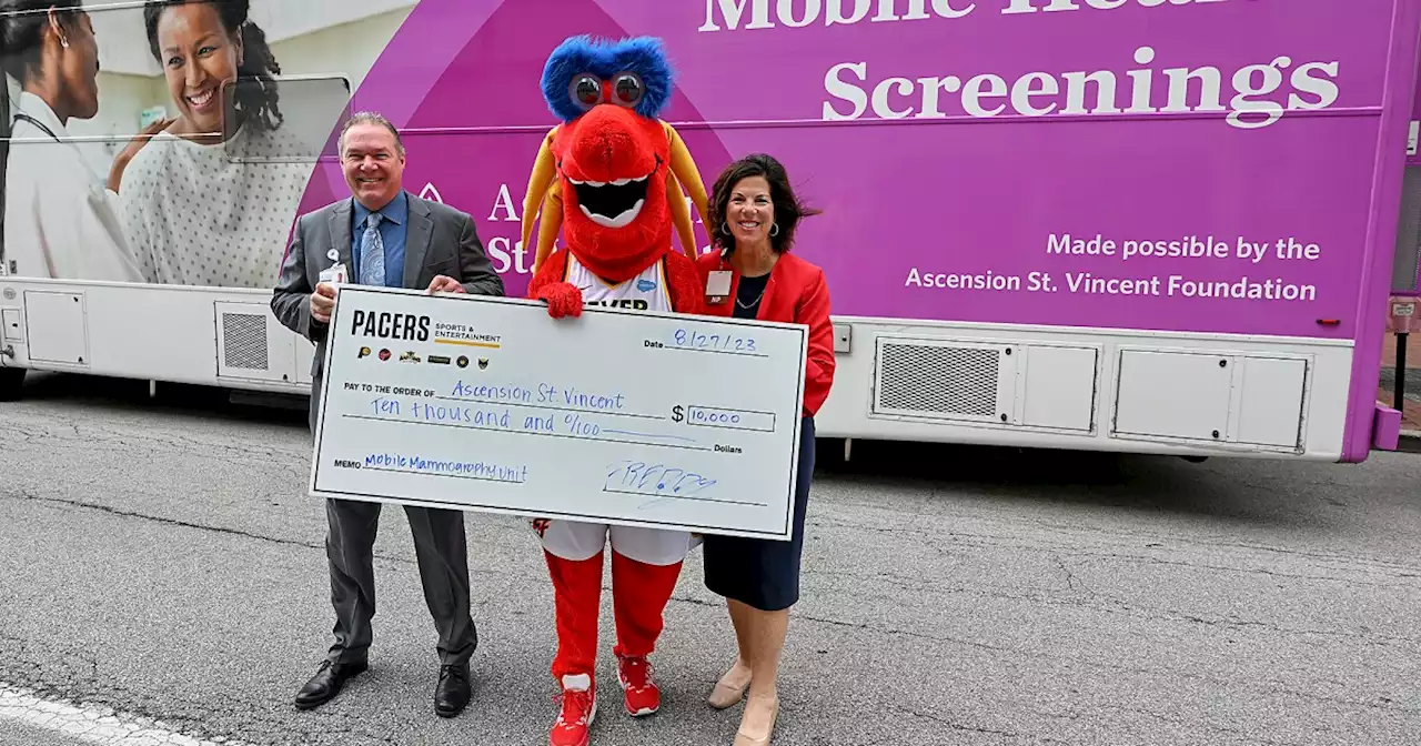 Indiana Fever donate $10,000 to Ascension St. Vincent mobile mammogram unit